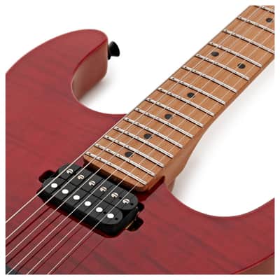 Jet JS-1000 Vulcano 1000 Series Mahogany Solid Flamed Maple Top Body Canadian Roasted Maple Neck 6-String Electric Guitar image 5