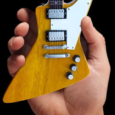 Lynyrd Skynyrd Allen Collins Natural Guitar Replica Miniature Collectible image 2