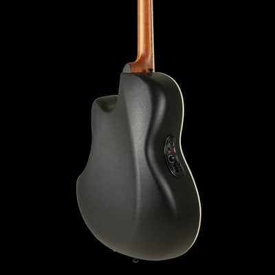 Ovation 2771AX Pro Series Standard Balladeer Deep Contour Acoustic-Electric Guitar Black image 6