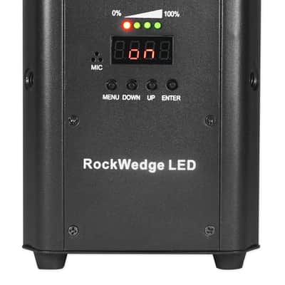 Rockville RockWedge LED 54w RGBWA and UV Rechargeable Battery Wireless DMX Par Light image 2