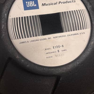 JBL E120 - 8 Ohm, Original Cone image 3