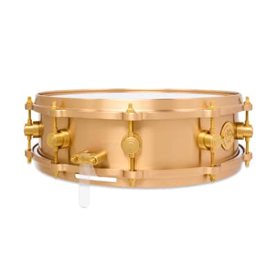 DW - DRVZ0414STZ - DW True-Cast Bronze Piccolo Snare Drum, 4x14 (#70 of 100) image 2