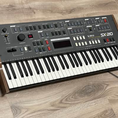 Kawai SX-210 61-Key Analog Synthesizer 1983 - Black / Wood image 1