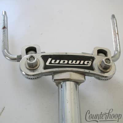 Ludwig Long Tom Drum Double Post Stand Mount L-Arm Holder Super Classic 70s Bass image 3