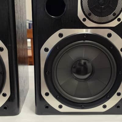 KENWOOD 3 WAY BASS REFLEX /BLACK/8 OHM/MADE IN JAPAN image 2