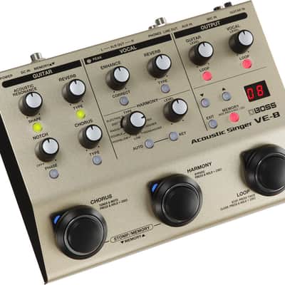 Boss VE-8 Acoustic Singer Pre-Amp | Reverb