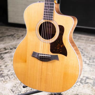 Taylor 214ce Grand Auditorium Acoustic/Electric Guitar with Gig Bag image 3