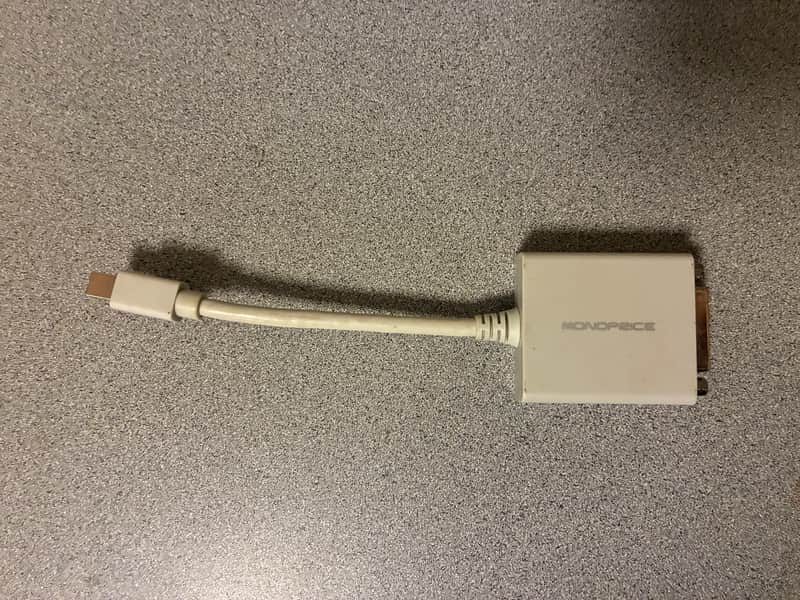 Monoprice Mini DisplayPort/Thunderbolt 1/2 to DVI Adapter image 1