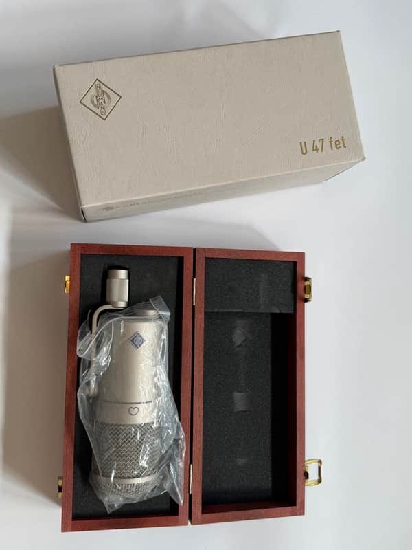 Neumann U 47 fet Collector's Edition Large Diaphragm Cardioid Condenser Microphone 2014 - Present - Nickel image 1