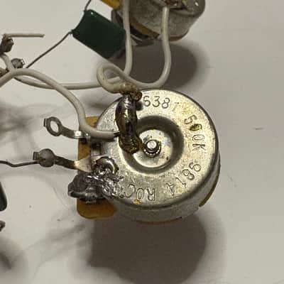 CTS Gibson Les Paul SG 500k Pots wire harness Vintage 90s image 2