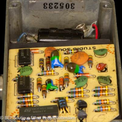 MXR MX-103 Script Blue Box 1975 s/n 305233 Jimmy Page, Rowland S Howard - Birthday Party image 10