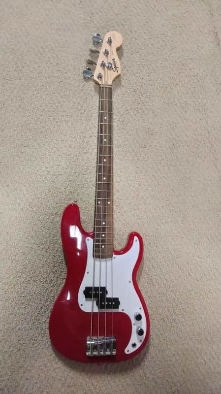 Squier Mini Precision Bass  - Dakota Red image 1