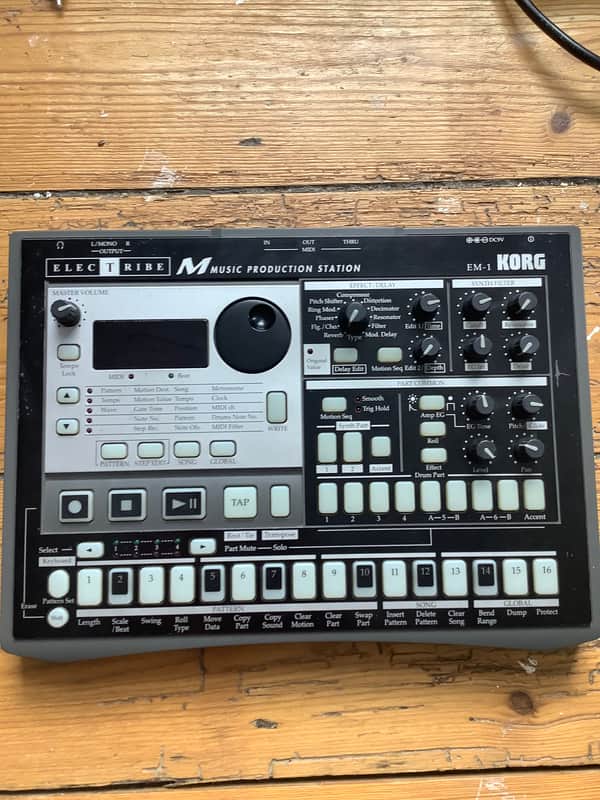 Korg Electribe EM-1 Music Production Station 2000s - Black image 1