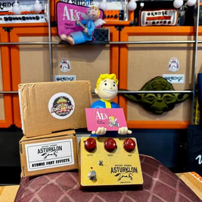 Atomic Fart Effects  ASTURKLON BOUTIQUE OVERDRIVE ( Hand Made Point to Point)  2026  - GOLD RELIC image 2