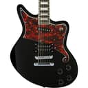 D'Angelico Premier Bedford Offset Solid Body w/ Gig Bag Black