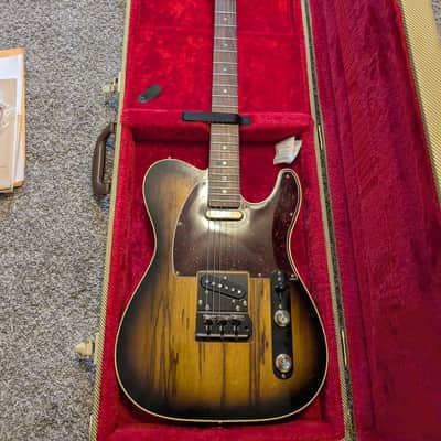 Warmoth/Fender Telecaster Black Korina image 2
