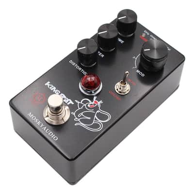 Mosky King Rat Guitar Effect Pedal Fuzz Distortion Volume Filter + Clip TUNER image 4