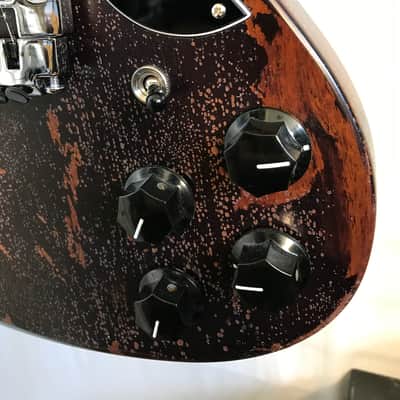 Jaydee Custom Guitars Old Boy SG Tony Iommi Gibson Guitar 2016 relic image 15