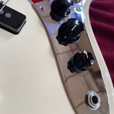 D.LAKIN 6034 USA "Wilkins Thin Skin Poly" Olympic White Jazz Bass image 3