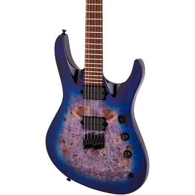 Jackson Pro Series Signature Chris Broderick Soloist HT6P Electric Guitar Regular Transparent Blue image 6
