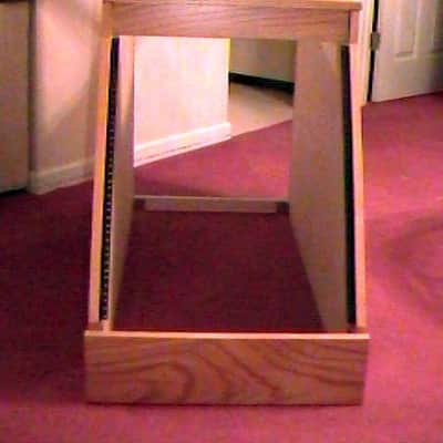 Oak Studio Desk with Racks/Patchbay/Monitor Bridge image 14