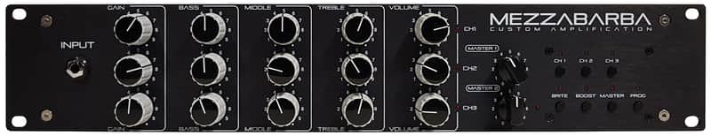 Mezzabarba - Nirvana Preamp - 3 Channels - Black image 1