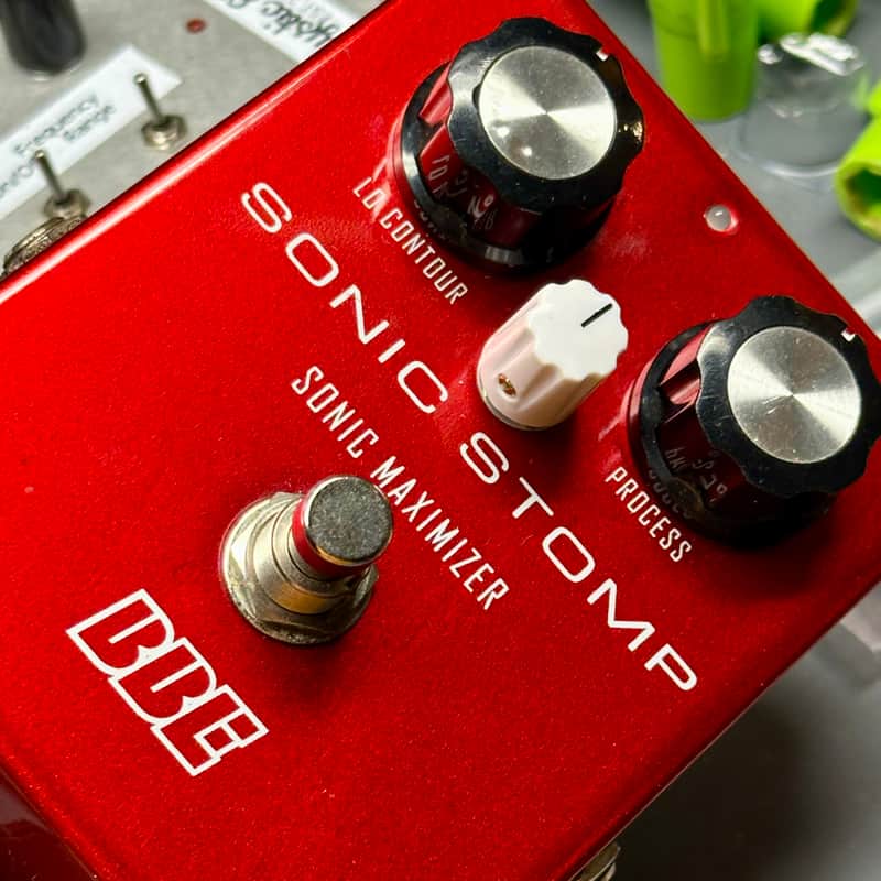 BBE Sonic Stomp Sonic Maximizer 2010s - Red [MODIFIED - MID BOOST] image 1