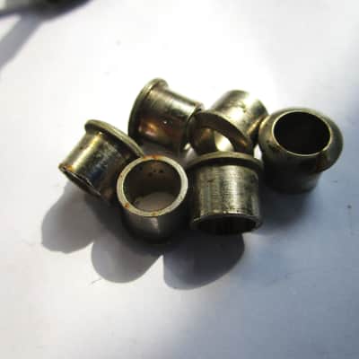 Hofner Guitar Tuners, 1960's, Germany, 3 On The Side, Metal Buttons, Grommets Included image 5