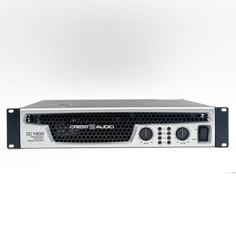 Crest Audio CC 1800 2 Channel Power Amplifier (2RU) image 1