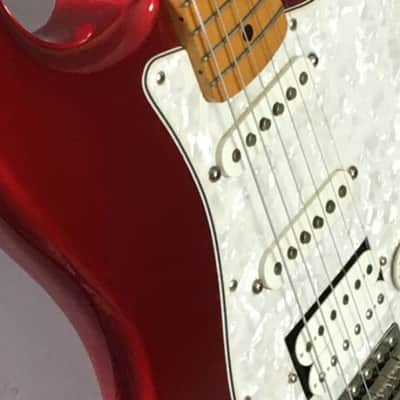 Vintage 1983 Fender Stratocaster JV Era 3 Bolt 70s Reissue Candy Apple Red Strat CBS Headstock Maple Neck 7.4 lb HSC image 1