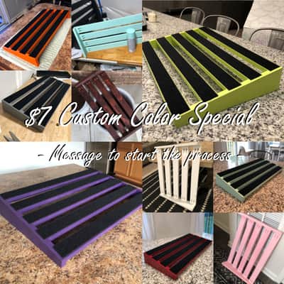Guitar Pedal Board Custom 11"x24" VELCRO® brand image 6