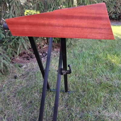 Korg PolySix Synthesizer Replacement Chassis / Body / Case - Exotic African Sapele Wood image 9