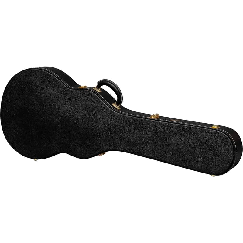 Gibson Lifton Historic Les Paul Hardshell Case Black and Goldenrod image 1