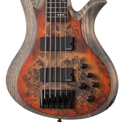 Schecter Riot-5 Bass Inferno Burst image 1