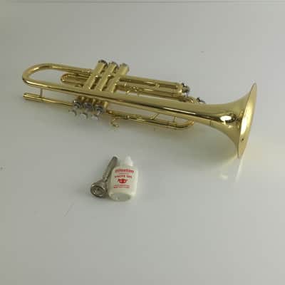Vintage E.M Winston Brass Trumpet 475LTH Rare Original Band Brass Instrument Boston Massachusetts image 5