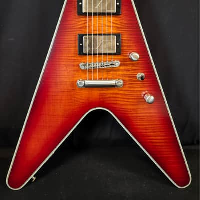 Epiphone Flying V Prophecy, Aged Bengal Tiger Burst, w/Premium Gig Bag image 1
