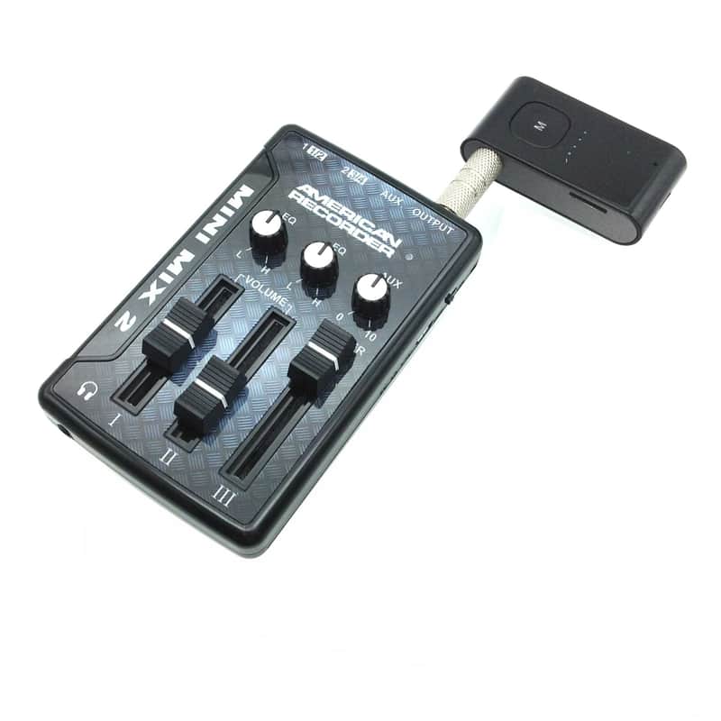 AMERICAN RECORDER Audio Mixer with USB Interface + Bluetooth Wireless Adapter image 1