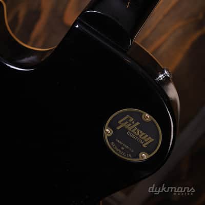 Gibson Custom 1957 Les Paul Standard All Ebony Murphy Lab Light Aged image 8