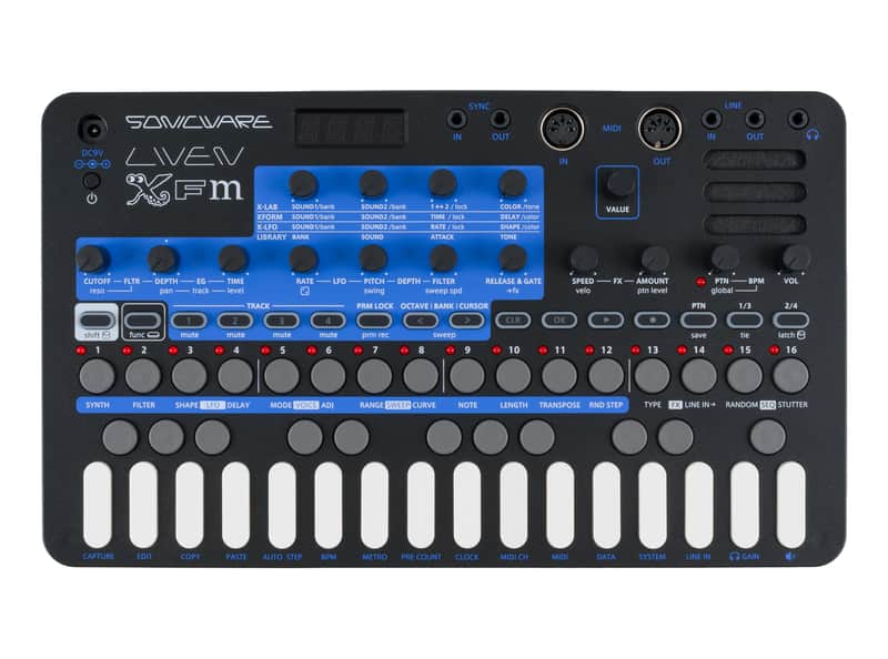 Sonicware LIVEN XFM Digital Synthesizer / Groovebox [USED] image 1