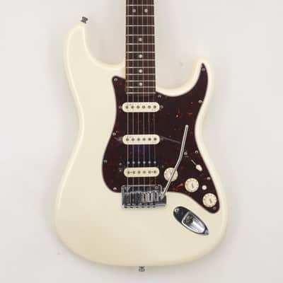 Fender American Deluxe Stratocaster HSS Shawbucker RN 2015 (Olympic Pearl) + Hard Case image 2