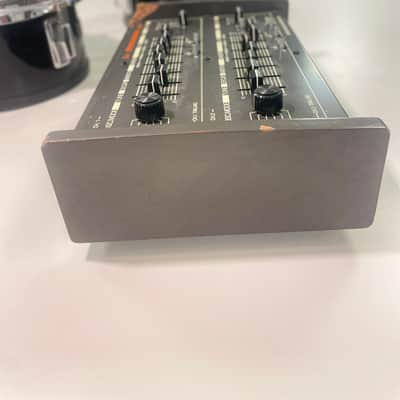 Pearl Syncussion SY-1 Late 1970s (1979) - Black with wood sides image 8