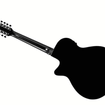 Ibanez AEG5012-BK 12 String Acoustic/Electric, Gloss Black image 2