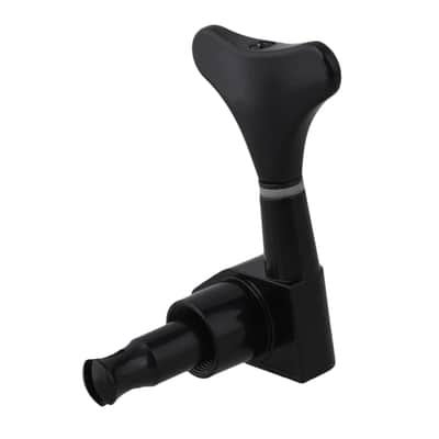 Black Machine Heads Tuning Pegs 4R Bass Tuners Replacement For 4 String Bass image 4