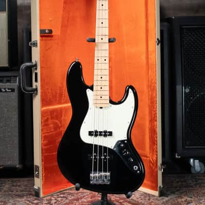 Fender American Professional Jazz Bass Maple Fingerboard, Black with Hardshell Case - Used image 15