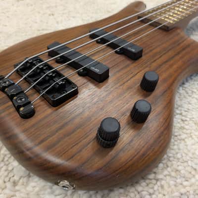 2000 Warwick Thumb BO 4-String Natural Oil w/ EMG 18V & Case image 4