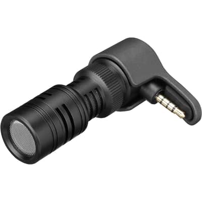 Saramonic SmartMic+ Compact Directional Microphone with 3.5mm TRRS Plug for Smartphones and Tablets image 3