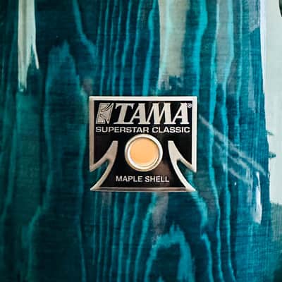 Tama 12” x 9” Superstar Classic Tom Drum - Sapphire Lacebark Pine image 2