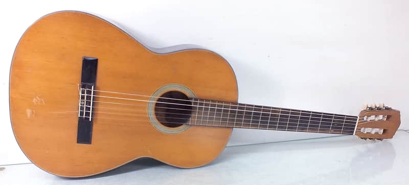 Vintage Zen-On Gut Guitar Seisaku-SHO Japan Model 50 Natural Full