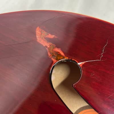 Epiphone Riviera P93 WR Semi-Hollow Body Electric Guitar - Wine Red image 22