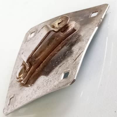 *Ludwig/WFL Diamond Ride Tom Drum Shell Mount Bracket Nickel Vintage 50s *Repair image 2